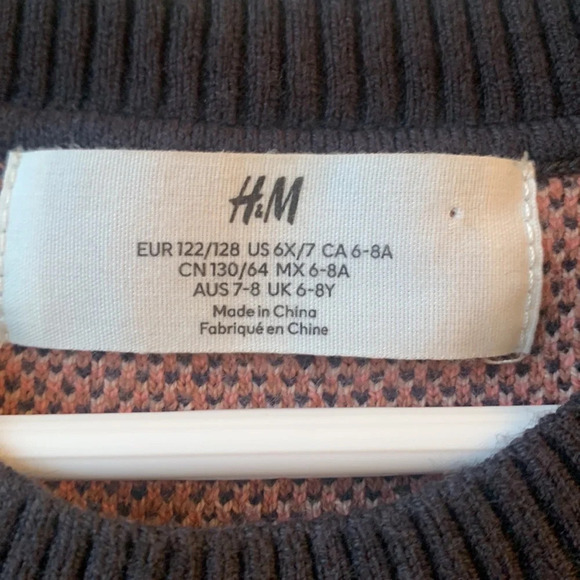 H&M Kids 6-8 year old wool blend vest sweater - Picture 2 of 4